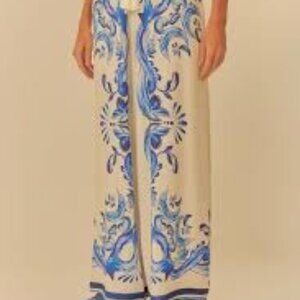 FarmRio Brazil wide leg pants